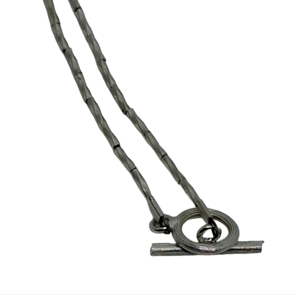 VTG Sterling Silver Carved Green Stone Scarab Pendant Necklace -Egyptian Revival - Picture 7 of 8